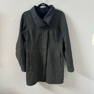 Arc’teryx Wool Blend Grey Winter Trench Coat